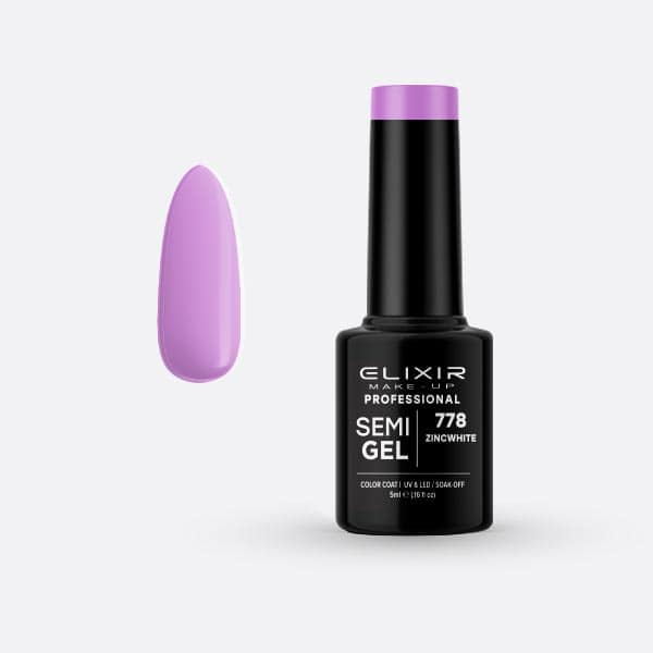 Elixir Ημιμόνιμο Βερνίκι Νυχιών #778 Zincwhite 5ml