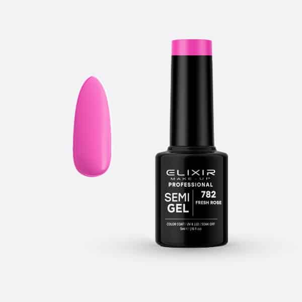 Elixir Ημιμόνιμο Βερνίκι Νυχιών #782 Fresh Rose 5ml