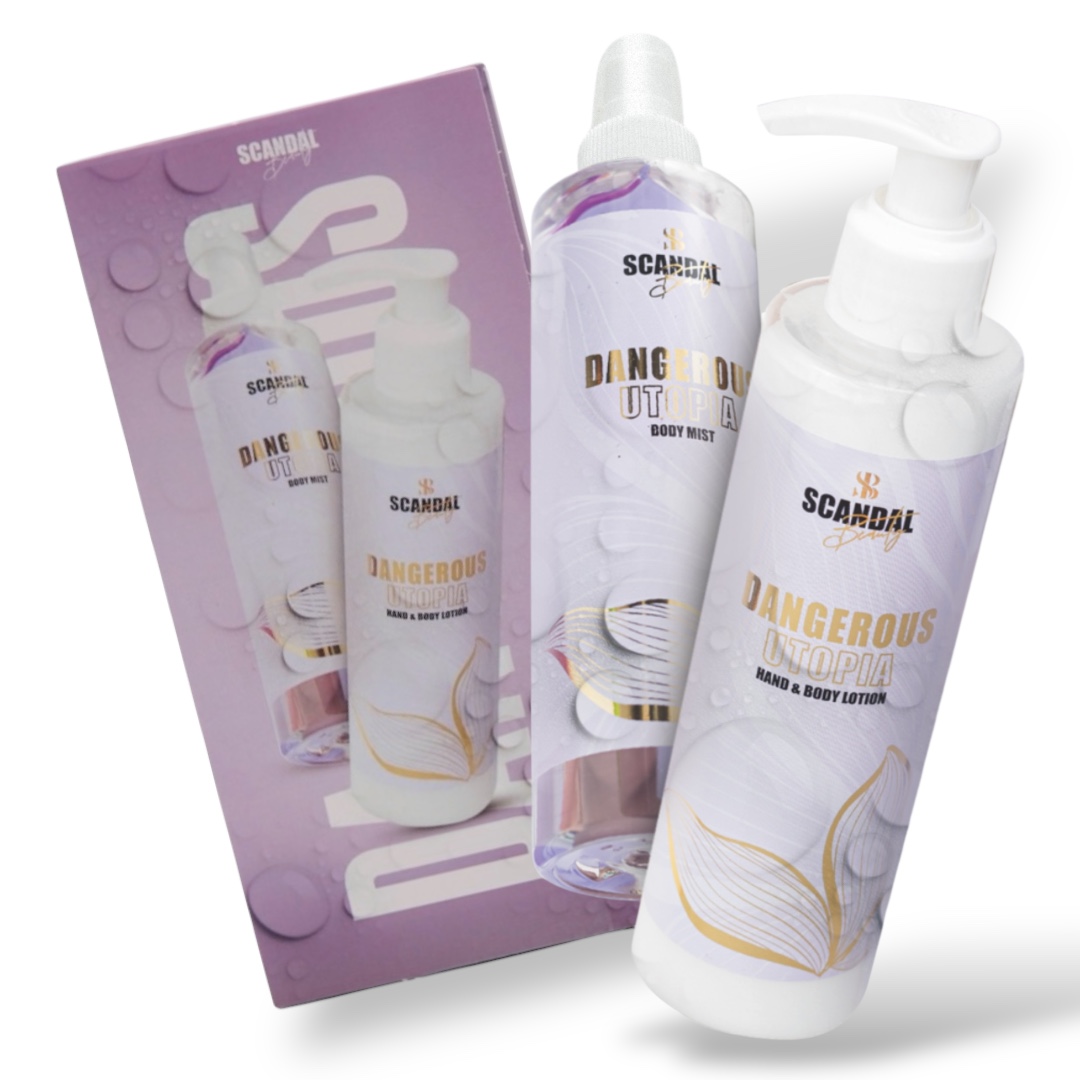 Scandal Beauty Σετ Περιποίησης Σώματος Dangerous Utopia Body Lotion & Body Mist Με Άρωμα Δροσιάς 2x200ml