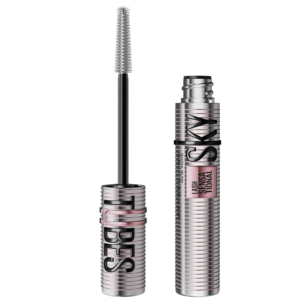 Maybelline Lash Sensational Sky Tubes Tubing Mascara Black 7ml - Μάσκαρα Για Απόλυτο Μήκος & Διαχωρισμό