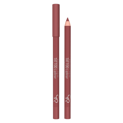 Golden Rose Tattoo Lipliner Precision & Soft 210 Soft Plum 1.2gr - Αδιάβροχο Μολύβι Χειλιών Με Τζελ Υφή