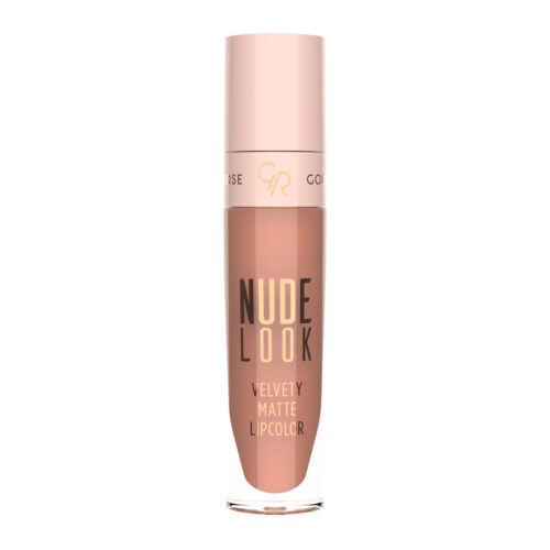 Golden Rose Nude Look Velvety Matte Lipcolor 01 Just Nude 5.5ml - Υγρό Ματ Κραγιόν