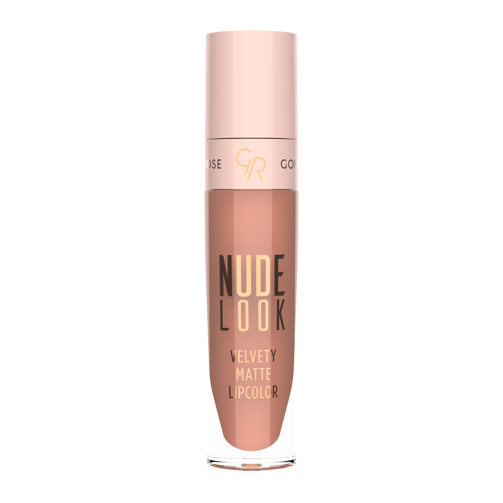 Golden Rose Nude Look Velvety Matte Lipcolor 01 Just Nude 5.5ml - Υγρό Ματ Κραγιόν