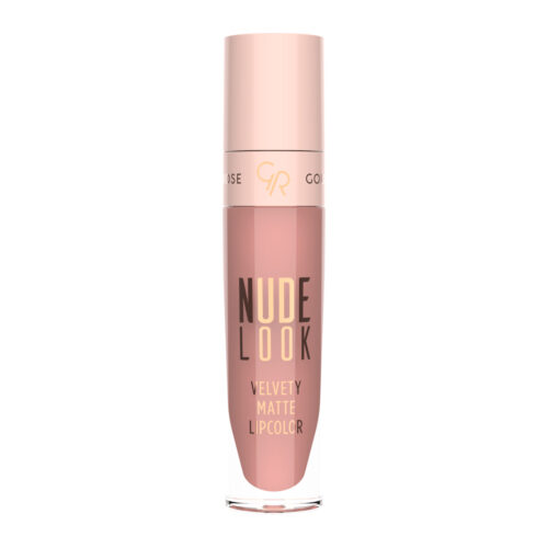 Golden Rose Nude Look Velvety Matte Lipcolor 03 Rose Nude 5.5ml - Υγρό Ματ Κραγιόν