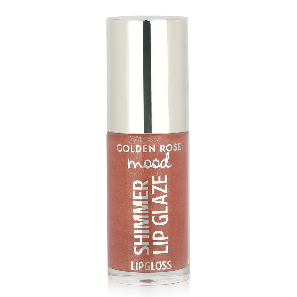Golden Rose Mood Shimmer Lip Glaze Lipgloss 253 Sunset Glaze 6ml - Ενυδατικό Lipgloss Με Λάμψη