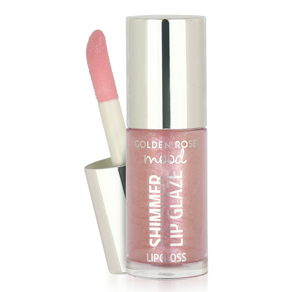 Golden Rose Mood Shimmer Lip Glaze Lipgloss 251 Bubble Pink 6ml - Ενυδατικό Lipgloss Με Λάμψη