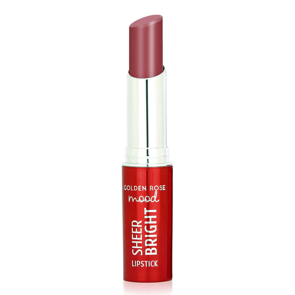 Golden Rose Mood Golden Rose Mood Sheer Bright Lipstick 107 Mood Mauve 3.3gr - Ενυδατικό Κραγιόν Με Ελαφριά Κρεμώδη Υφή