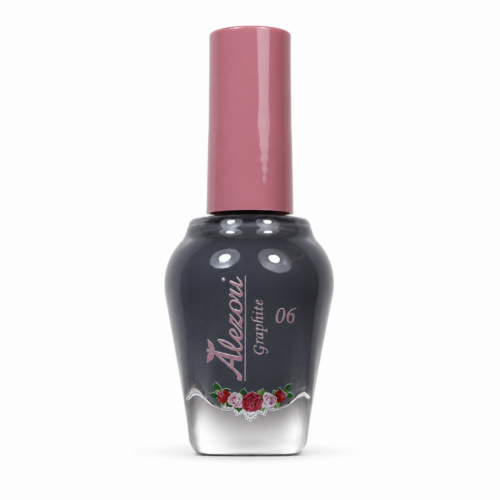 Alezori Nail Polish Graphite 06 15ml - Βερνίκι Νυχιών