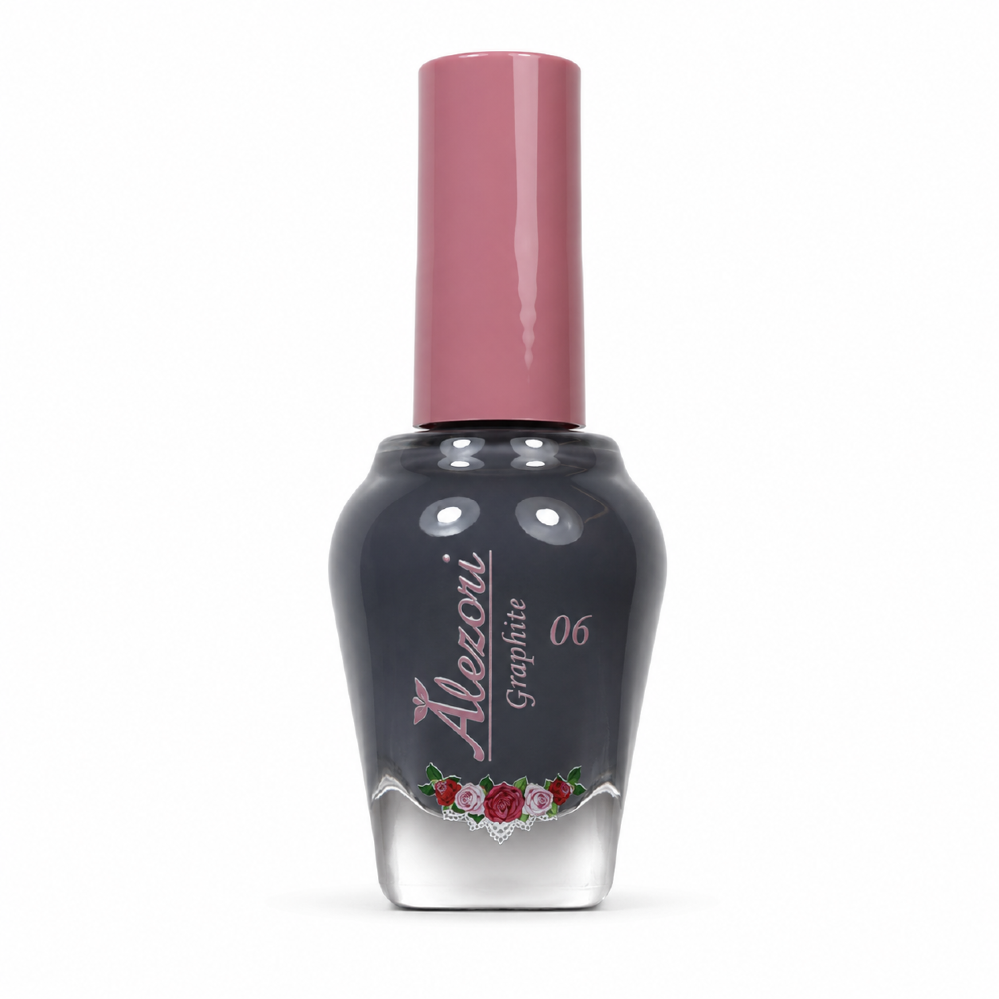 Alezori Nail Polish Graphite 06 15ml - Βερνίκι Νυχιών