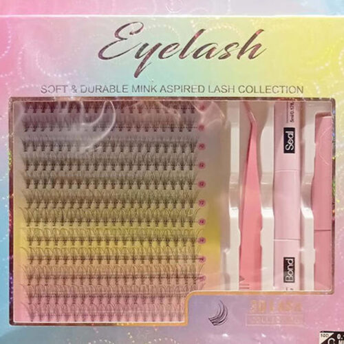 Σετ Τουφάκια Βλεφαρίδων Με Κόλλα 3D Lash Collection