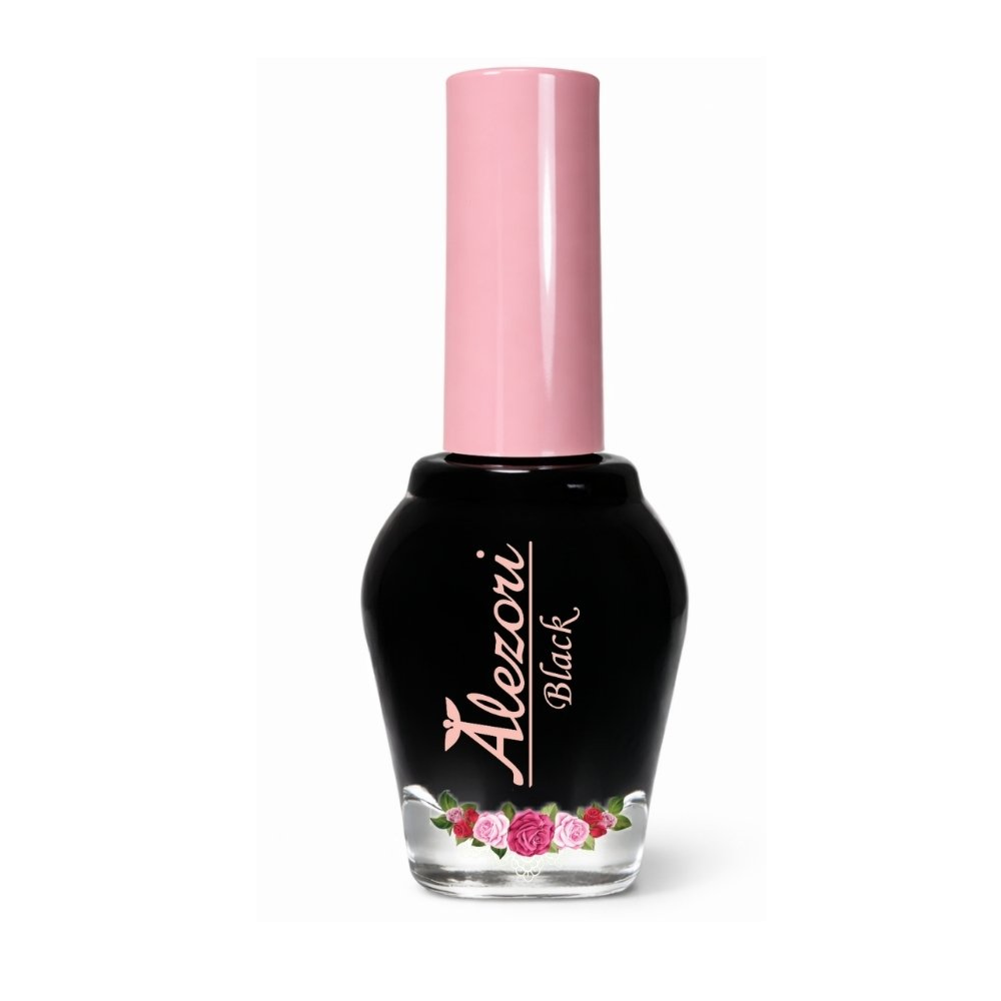 Alezori Nail Polish Black 15ml - Βερνίκι Νυχιών