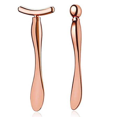 Ro Accessories Face Lifting Beauty Bar TL200 - Μεταλλικό Εργαλείο Για Μασάζ Προσώπου Σετ 2τεμ.