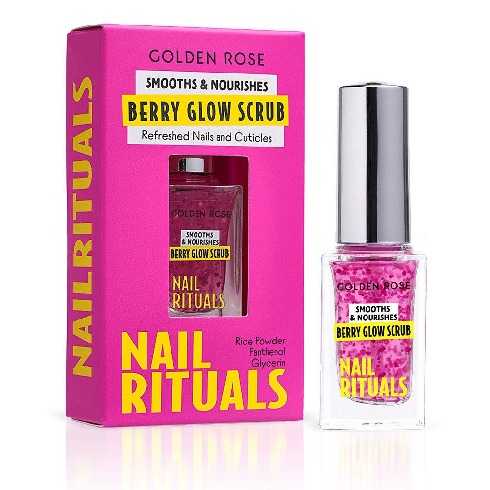 Golden Rose Nail Riruals Berry Glow Scrub 8.8ml - Απολεπιστικό για Νύχια & Επωνύχια
