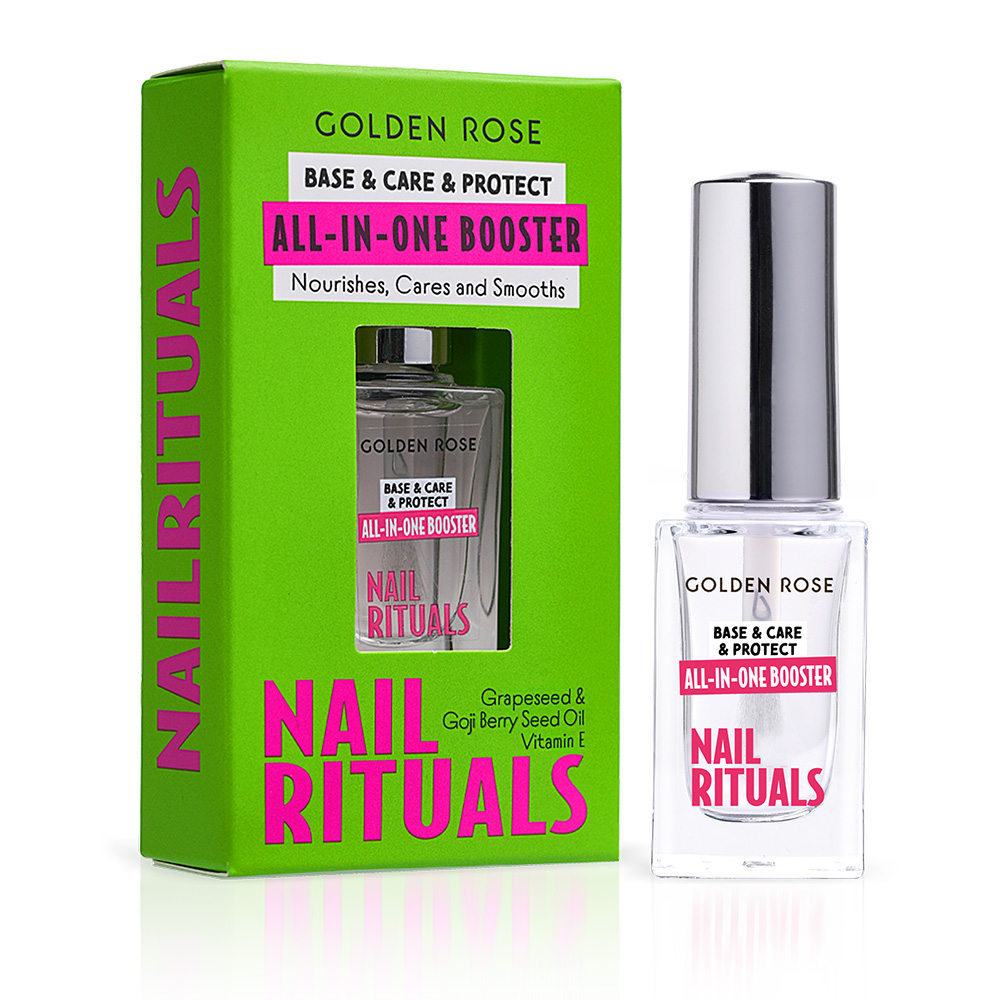 Golden Rose Nail Riruals All in One Booster 8.8ml - Θεραπεία για Ενίσχυση & Προστασία των Νυχιών