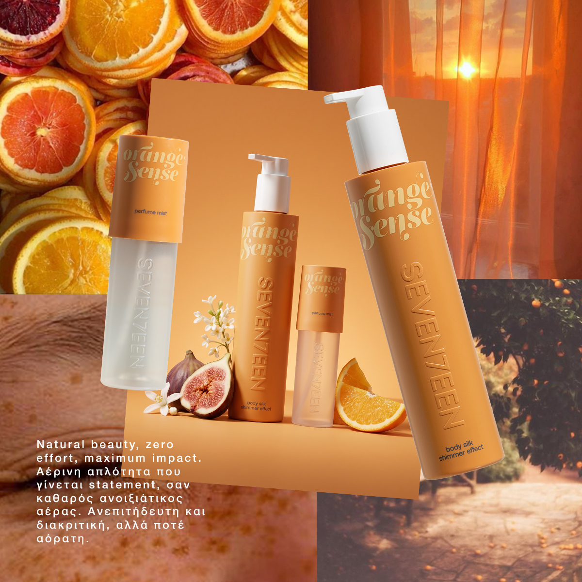 Seventeen Orange Sense Perfume Mist 100ml - Αναζωογονητικό Mist Για Σώμα & Μαλλιά - Image 2