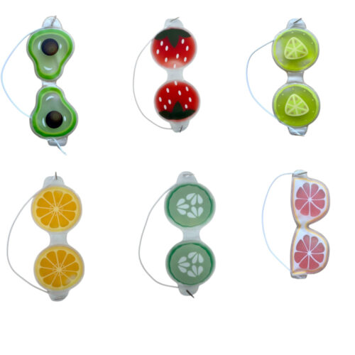 Ro Accessories Eye Patches - Επιθέματα Ματιών Τζελ με Φρούτα