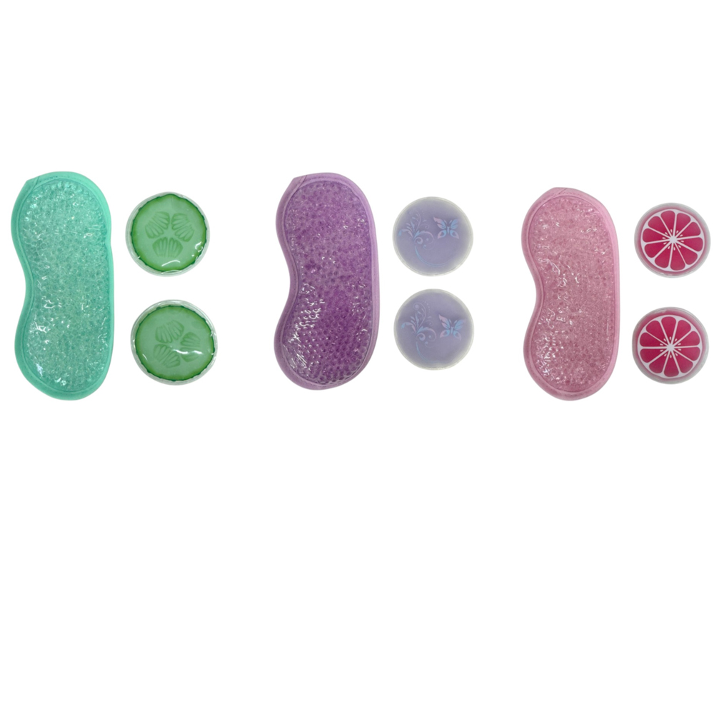 Ro Accessories Shoothing Gel Eye Mask - Μάσκα Επίθεμα Ματιών Σετ 3τεμ. TL221 - Image 2