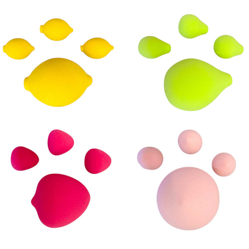 Ro Accessories Σφουγγαράκι Make Up Blenging Eggs Σετ 4τεμ. SP243