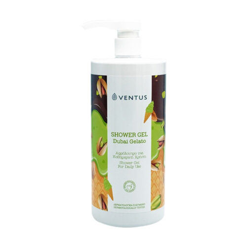 Imel Ventus Shower Gel Dubai Gelato 1000ml - Ενυδατικό Αφρόλουτρο Σώματος με Χαμομήλι & Πανθενόλη