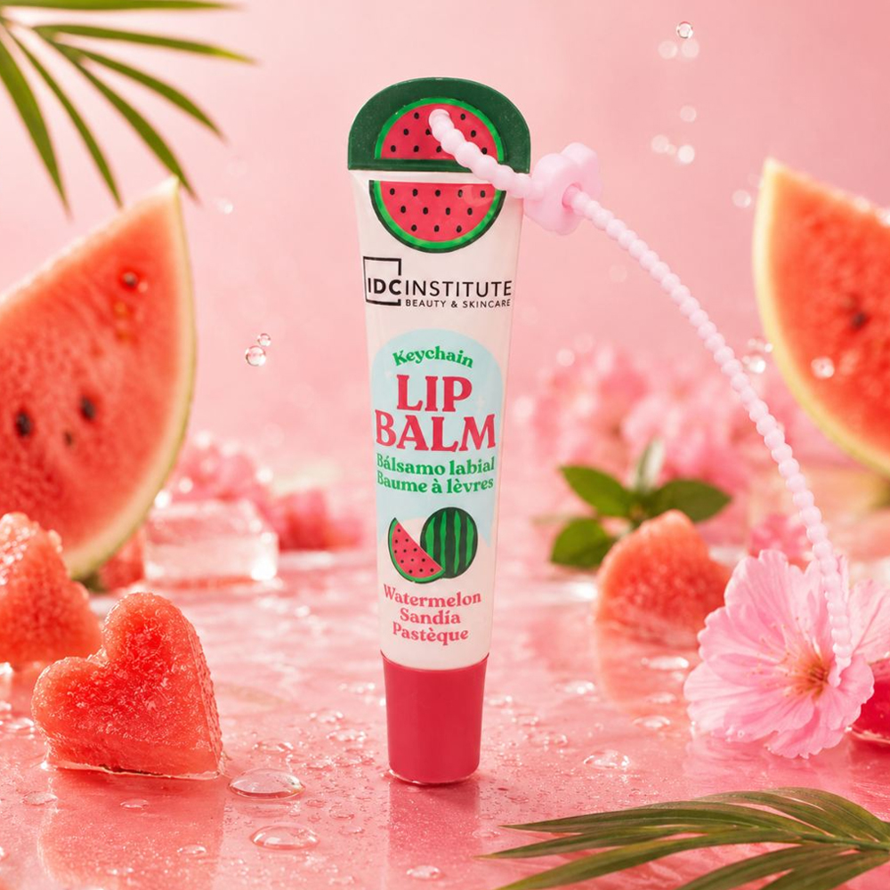 IDC Institute Watermelon Lip Balm Tube Keychain 12.6gr - Ενυδατικό Balm Χειλιών με Άρωμα Καρπούζι - Image 2