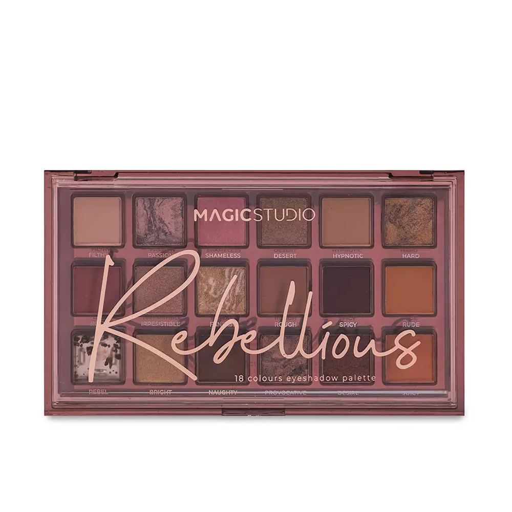 IDC Magic Studio Rebellious Eyeshadow Palette - Παλέτα Ματιών με 18 Αποχρώσεις - Image 2