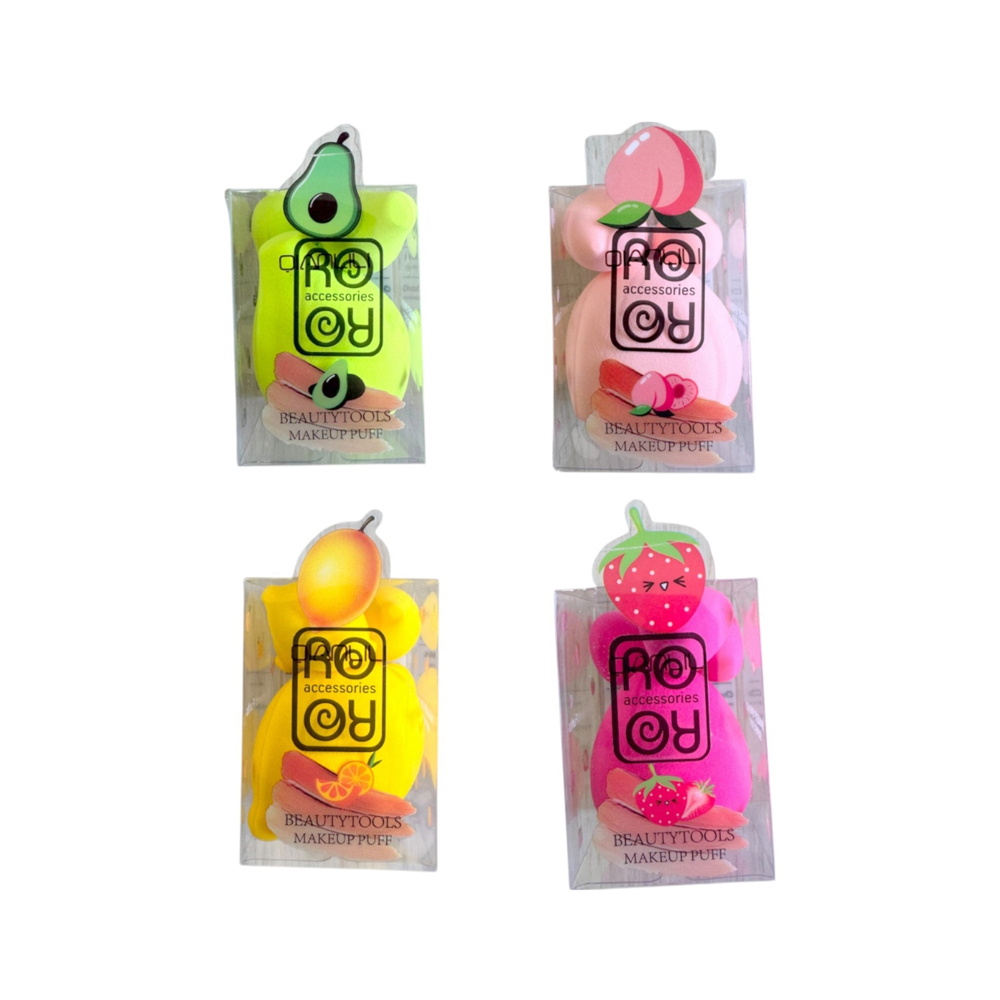 Ro Accessories Σφουγγαράκι Make Up Blenging Eggs Σετ 4τεμ. SP243 - Image 2
