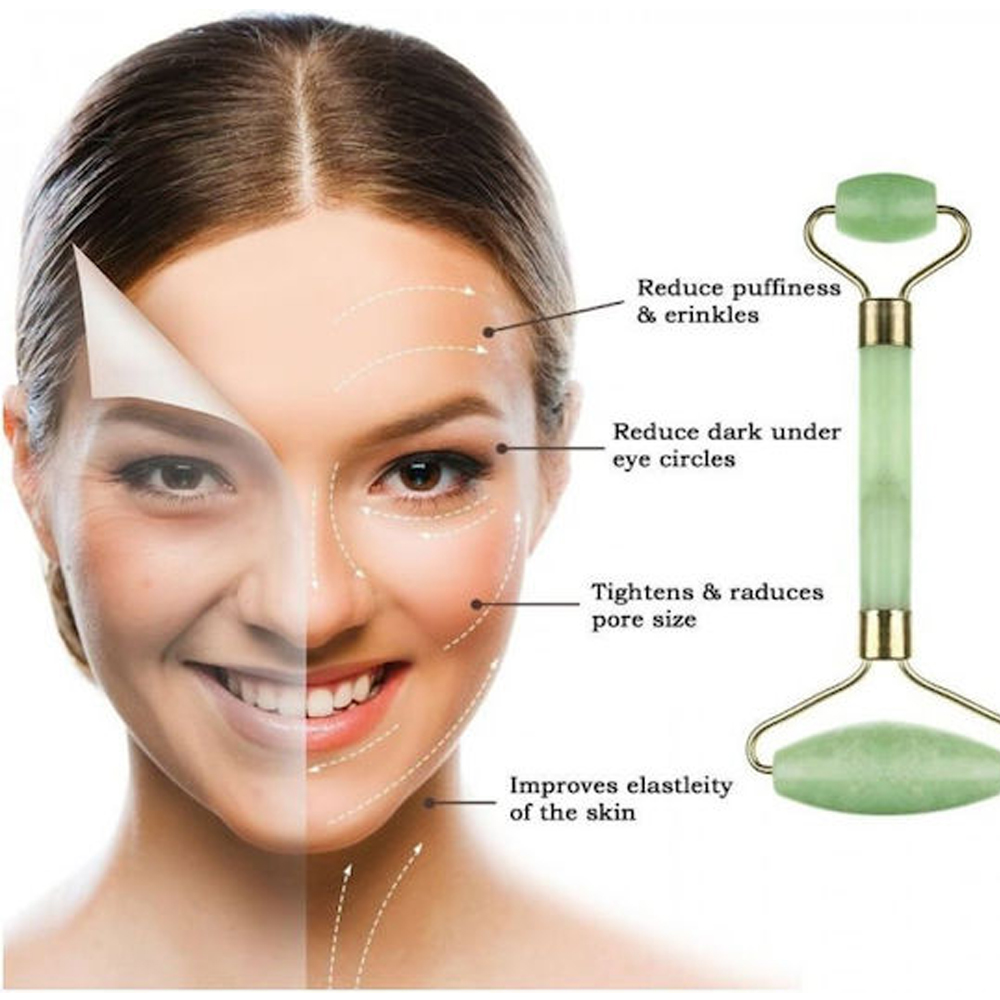 Anti-Aging Facial Roller & Εργαλείο Gua Sha Σετ 2τεμ. - Roller Για Μασάζ Προσώπου - Image 3