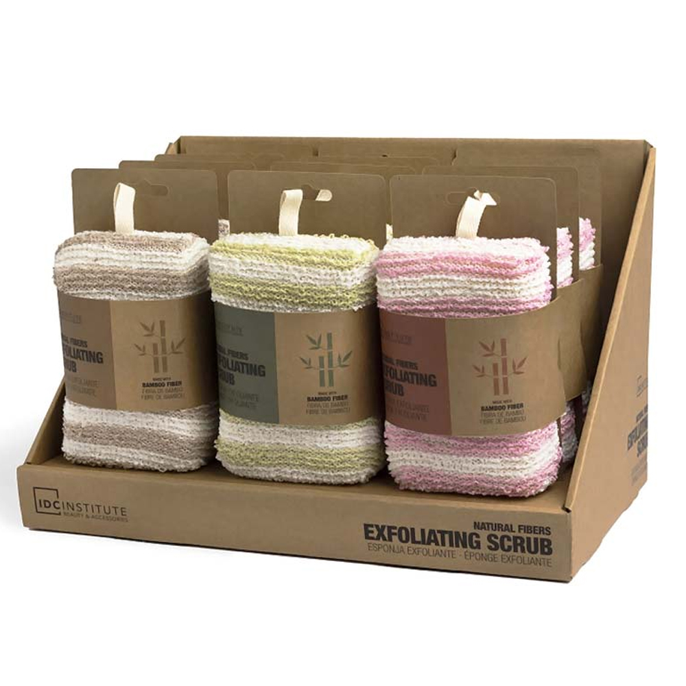 IDC Institute Bath Sponge Bamboo Fiber - Σφουγγάρι Σώματος Διπλής Όψης από Μπαμπού