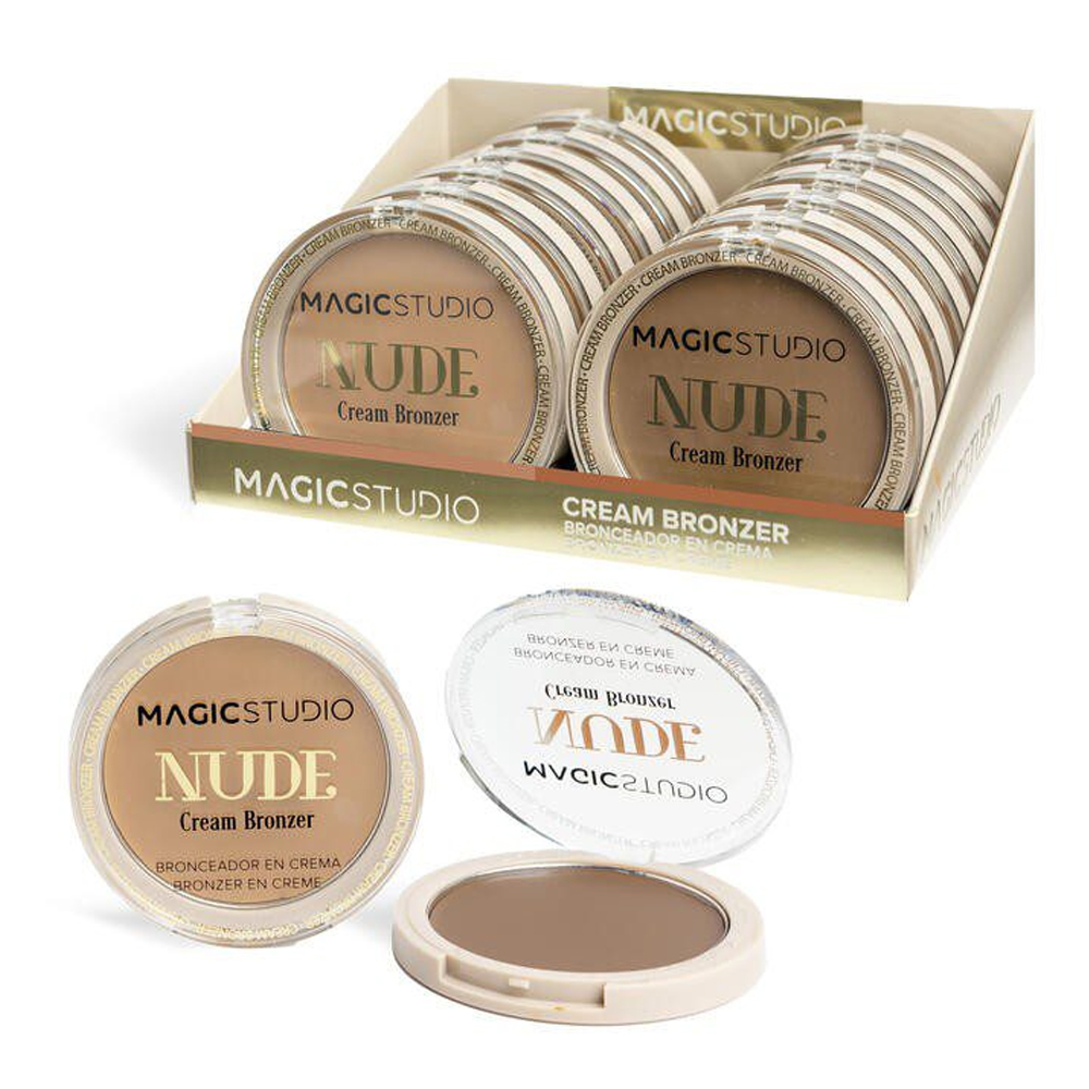 IDC Magic Studio Nude Cream Bronzer 01 Light Brown 6.5gr - Κρεμώδες Bronzer Προσώπου - Image 2