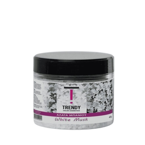 Trendy Άλατα Μπάνιου White Musk 400gr